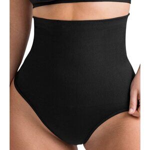 Shapermint Empetua All Day Every Day High-Waisted Shaper Thong Black 2XL 98099
